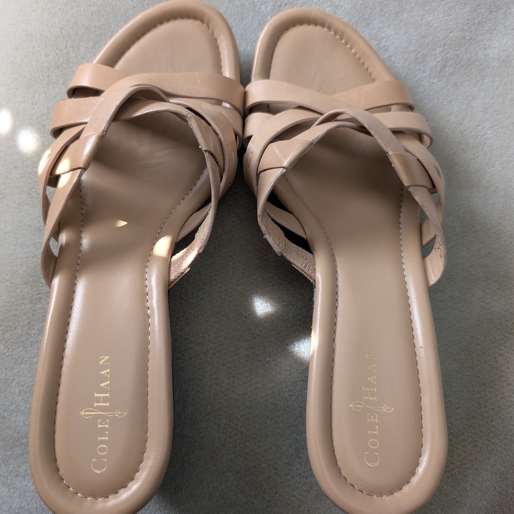 Cole Haan Women's Tan Strappy Sandals